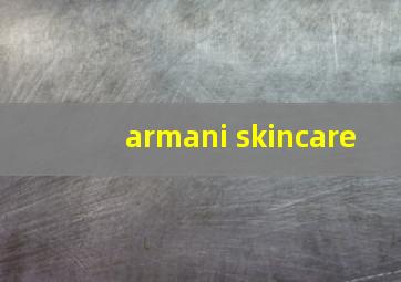 armani skincare